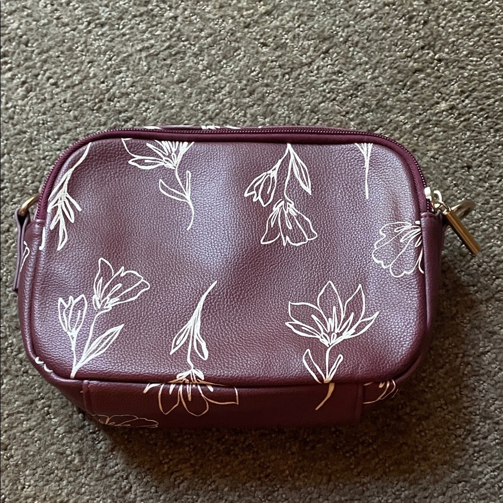 Thirty-One Double Zip Crossbody Bag